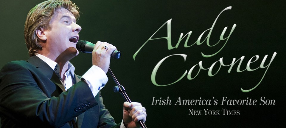 Andy Cooney, foto: Andy Cooney – Official Site – Irish America's Favorite Son