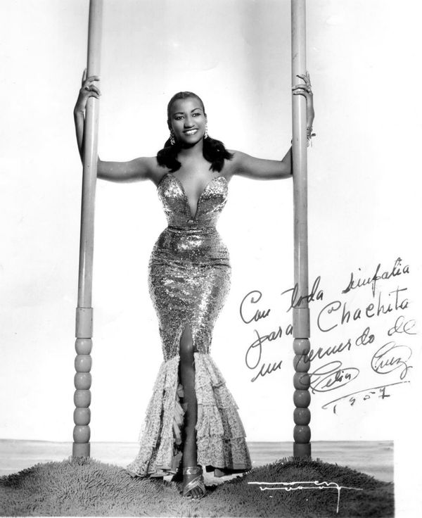 Celia Cruz, foto: Ibrahim Arce (Narcy Studios photographer), most likely